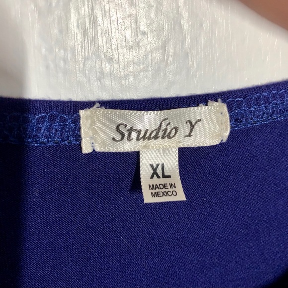 Navy Camisole with Sequin Detail - Picture 4 of 7